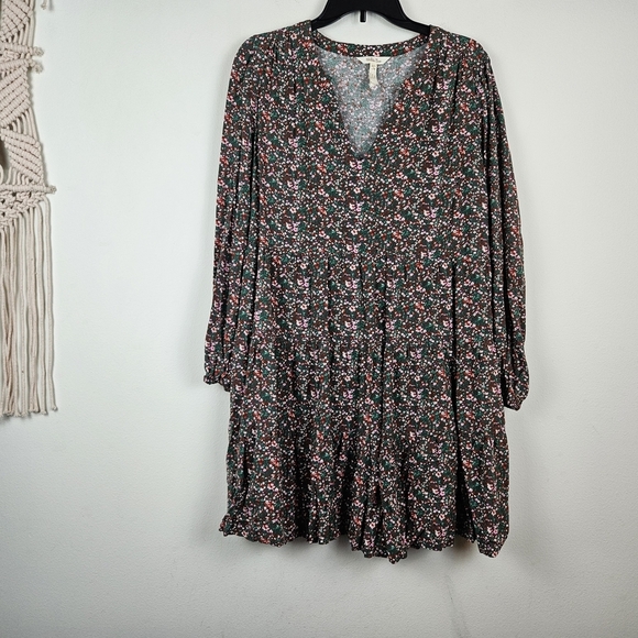 Matilda Jane Dresses & Skirts - Matilda Jane Long Sleeve Dress Bohemian Prairie Floral Women's Large